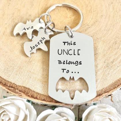 Uncle Gift, Gift For Uncle, Personalised Keyring,..