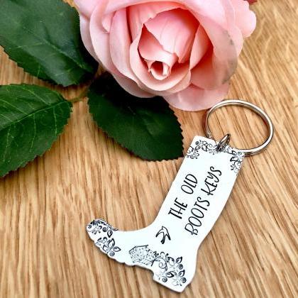 The Old Boot Gift For Nanny, Hand Stamped, Gift..