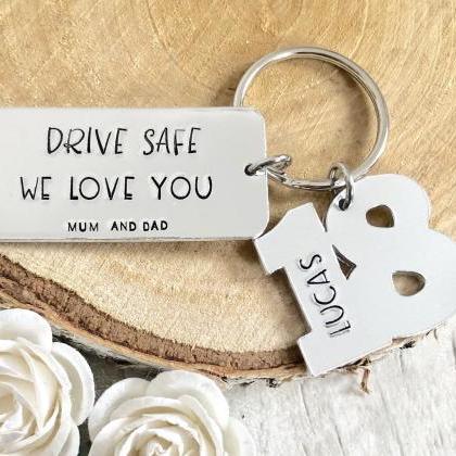 Drive Safe Keychain, Drive Safe, Drive Safe..