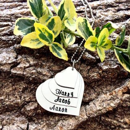 Kids Name Necklace, Mom Necklace, Mothers Day..