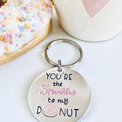 Donut Keyring, Personalised Gift, Friend Gift,..
