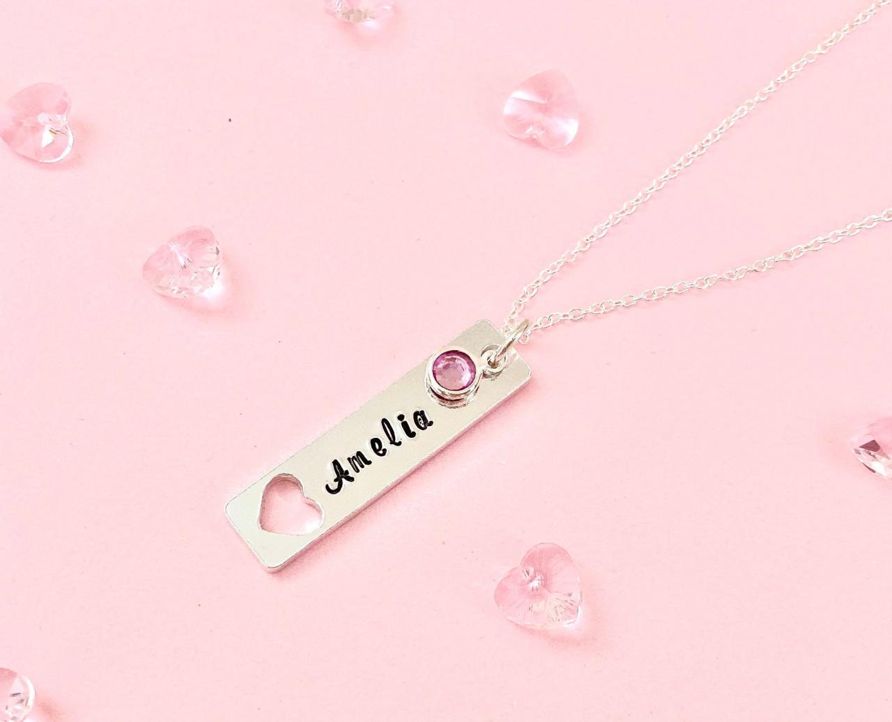 Name Necklace, Personalized Necklace, Personalised Necklace, Name Jewelery, Birthstone Necklace, Dainty Name Necklace, Necklace with Name