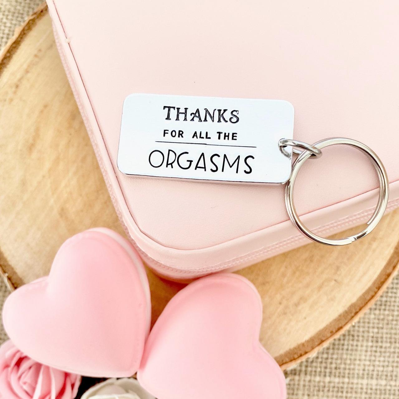 Thanks For All The Orgasms, Valentine's Day Gift, Anniversary Gift, Funny, Gift For Men Husband Boyfriend, Girlfriend Wife Gift,