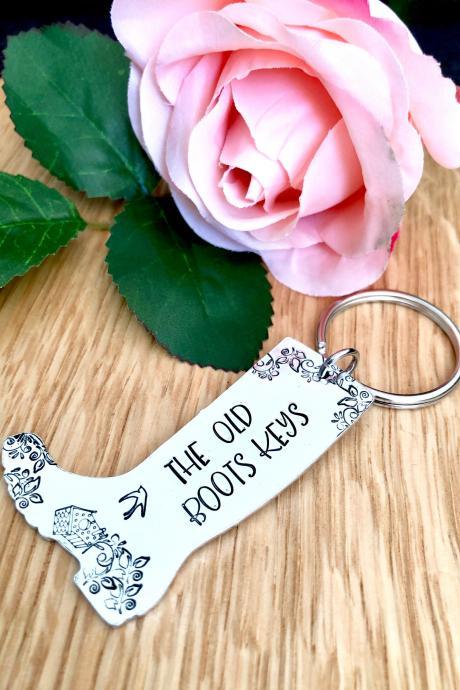 The Old Boot Gift For Nanny, Hand Stamped, Gift For Nanna, Gift For Grandma, Personalised Gift, Gift For Her, Gardening, Mothers Day Gift,