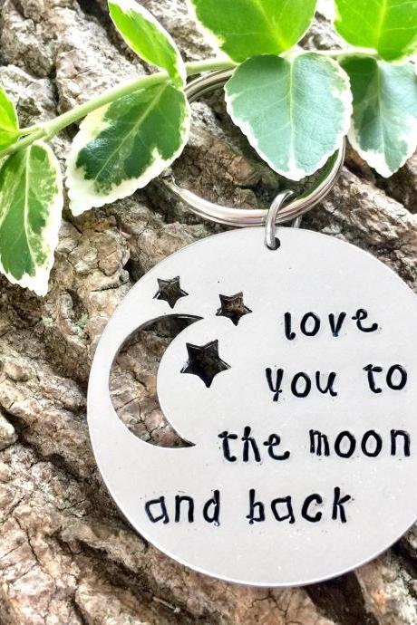 Love you to the moon and back, gift for daddy, gift for mummy, grandparent gift, grandad gift, grandma gift, nanny gift, from the kids,