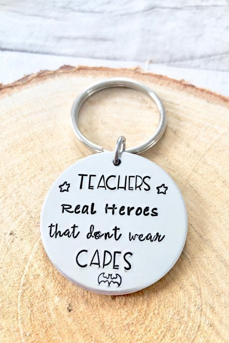 Teacher Gift, Childminder Gift, Nursery Gift, Thank You Gift, Leaving Gift, End Of Term Gift, Personalised Keyring, Thank You For Helping Me