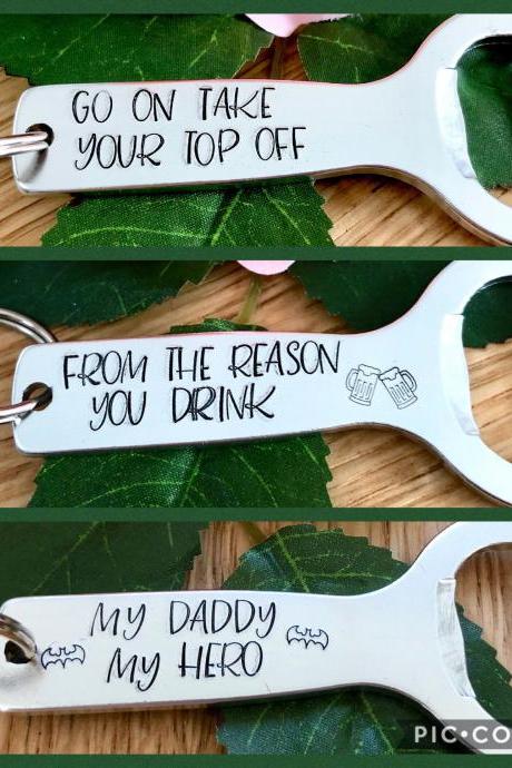 Bottle Opener, Personalised Gift, Fathers Day Gift, Godfather Gift, Gift For Him, Birthday Gift, 18th Birthday Present, 21st Birthday, 30th,