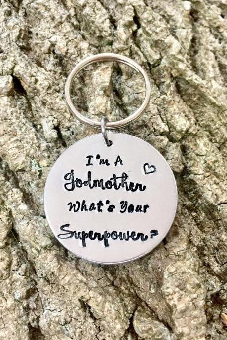I&amp;amp;#039;m A Godmother Whats Your Superpower?, Godmother Gift, Christening Gift, Godparent Gift, God Mother Gift, Godparent, Gift For