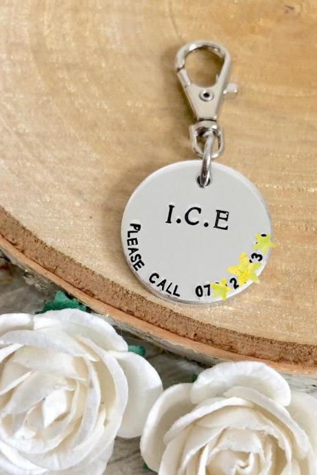 In Case Of Emergency, Emergency Contact Number, Kids, Id Tag, Ice Tag, Safety, Id Bracelet, Emergency, Child Safety,