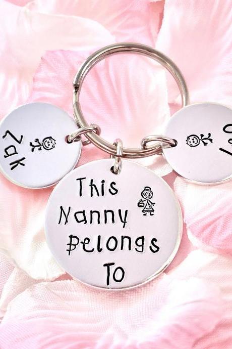 Nanny Gift, Grandma Gift, Grandparent Gift, Grandma, Baby, Mothers Day Gift, Gift For Her, Gift For Grandmother, From Kids, Nana Gif