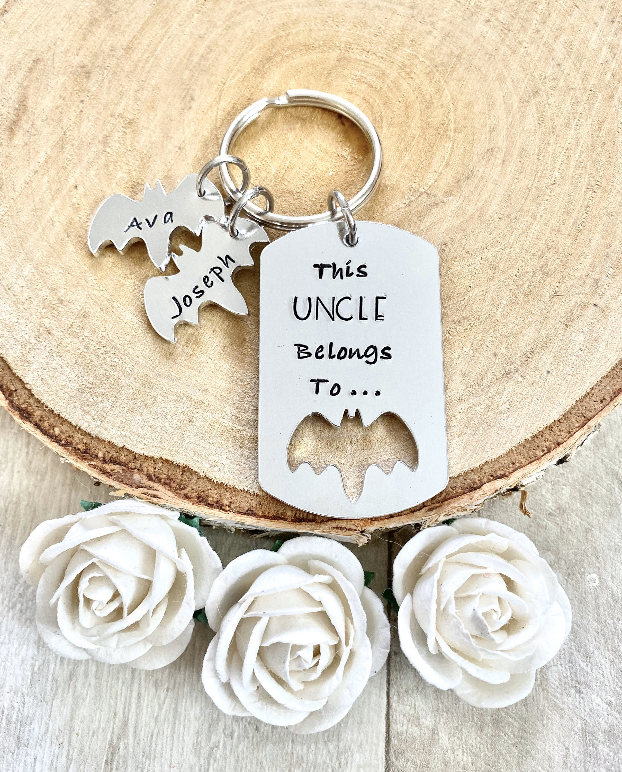 Uncle Gift, Gift For Uncle, Personalised Keyring, Personalised Gift ...
